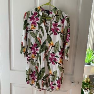 Floral/botanical forever 21 tunic